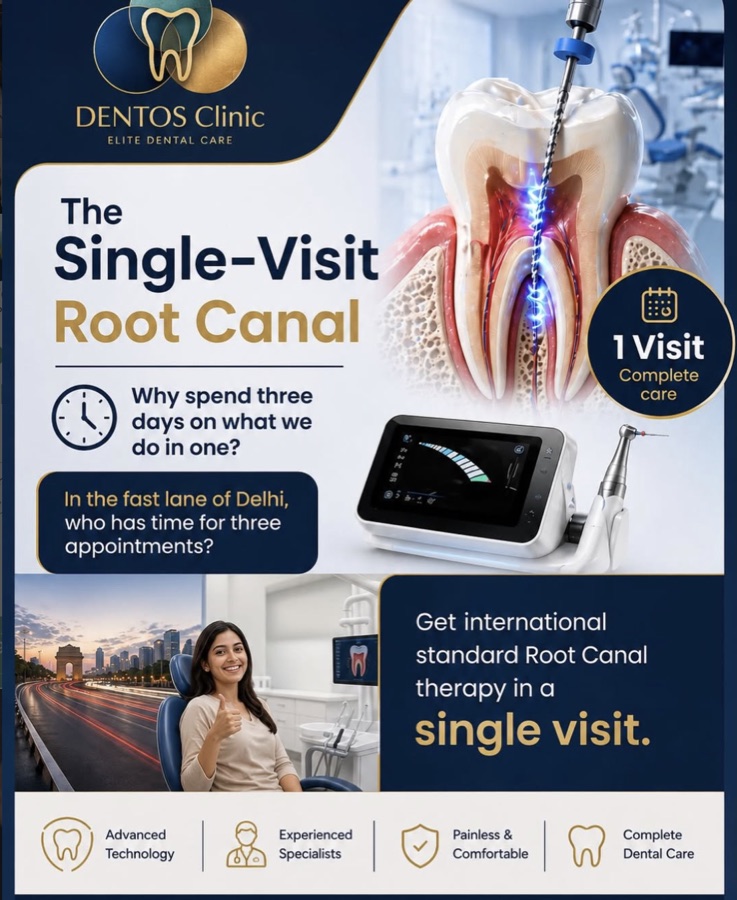 The Dentos single-visit root canal advantage